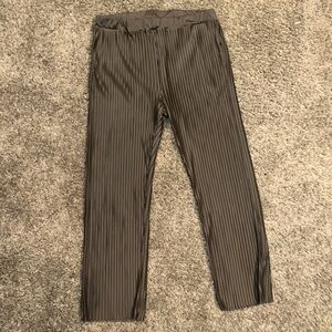 Drapers & Damon’s Women’s Brown/Bronze Silky Pleated Pants trousers Sz XL